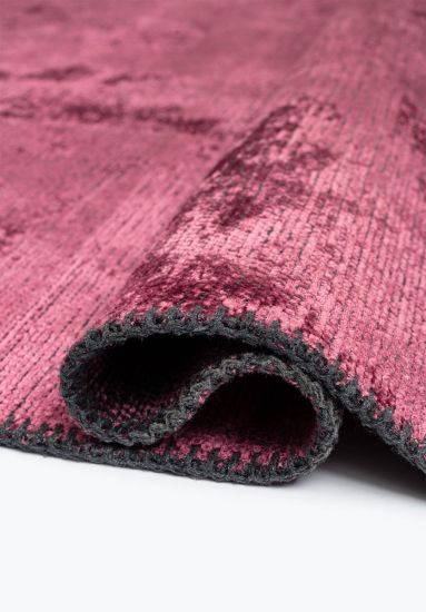 Fairytale Pink Abstract Bedroom Rug