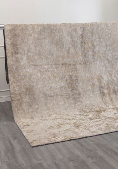 Fjord Cream Abstract Bedroom Rug