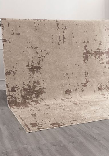 Enchant Brown Abstract Bedroom Rug