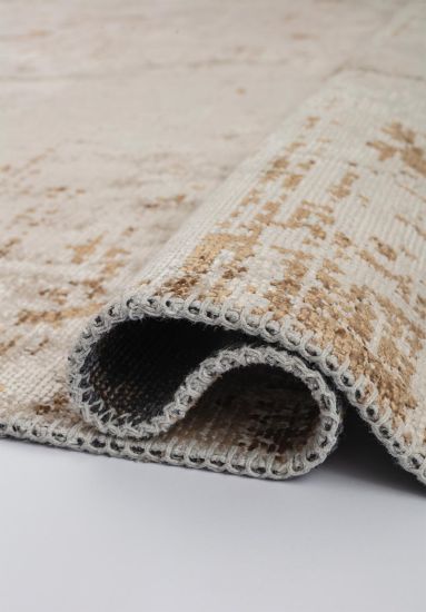 Essence Grey & Brown Abstract Modern Rug
