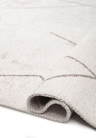 Eploch  Abstract Cream & Grey  Modern Area Rug