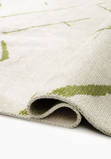 Edic Grey & Green Abstract Modern Rug