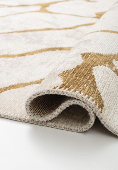 Eclipse Cream & Grey Abstract Indoor Outdoor Rug