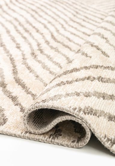 Ergot Beige & Grey Abstract Modern Rug
