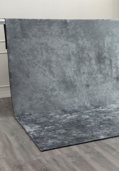 Modern Ediify Grey Abstract Dining Room Rug