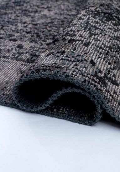 Enchantress Grey & Black Distressed Area Rug