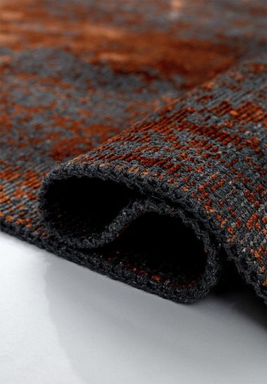 Eclogue Grey & Brown Abstract Dining Room Rug