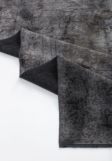 Eclogue Abstract Grey Modern Area Rug