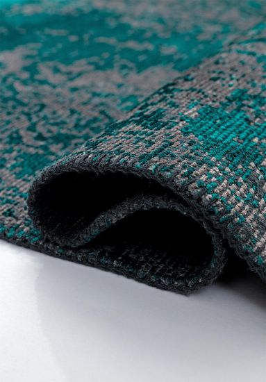 Eclogue Grey & Green Abstract Indoor Outdoor Rug