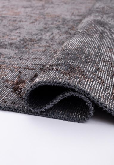 Vintage Eclog Modern Grey & Brown Outdoor Rug