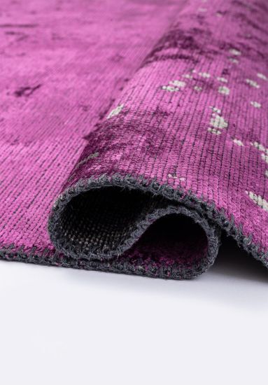 Tundra Purple & Grey Abstract Area Rug