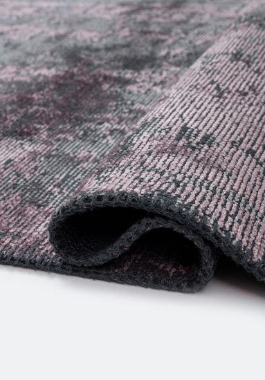 Exemplary Abstract Grey & Blue Modern Rug