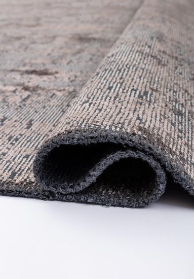 Exemplary Abstract Grey Dining Room Rug