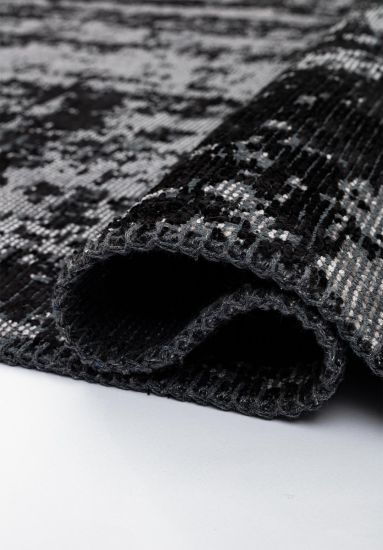 Abstract  Grey & Black Exemplary Outdoor Rug