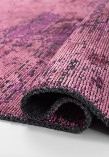 Floret Pink & Red Abstract Modern Area Rug