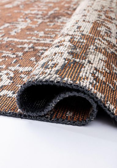 Tempest Grey & Brown Abstract Area Rug