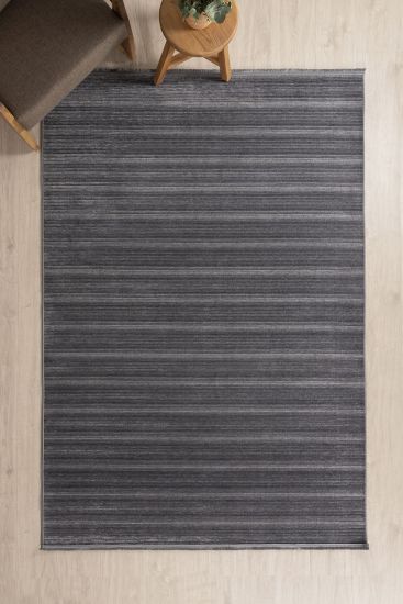 Aspen Grey Stripes Outdoor Area Rug