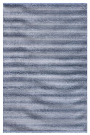 Aspen Blue Stripes Outdoor Area Rug