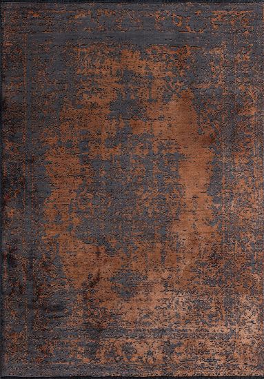 Eclogue Grey & Brown Abstract Dining Room Rug