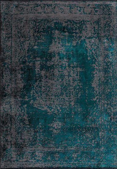 Eclogue Grey & Green Abstract Indoor Outdoor Rug
