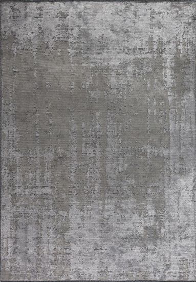 Exemplary Grey & Beige Abstract Modern Area Rug