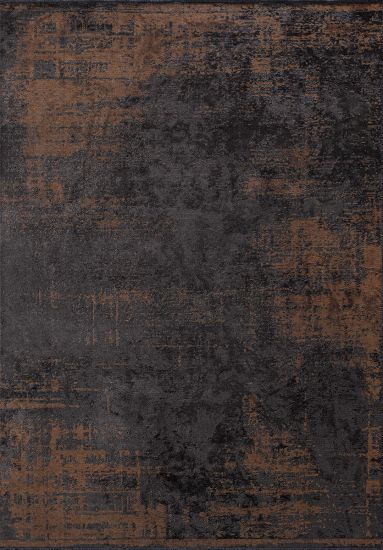 Floret Grey & Brown Abstract Area Rug
