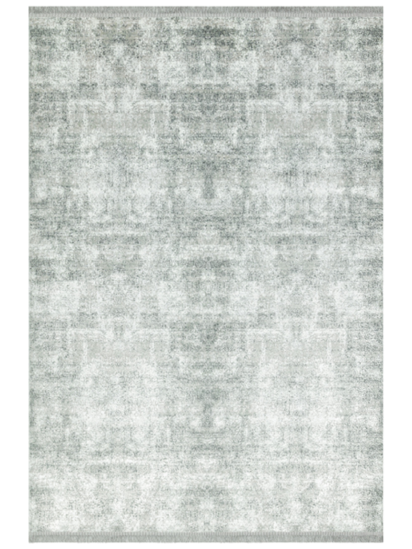 Gobelin White & Grey Abstract Dining Room Rug