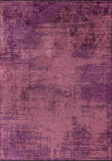 Floret Pink & Red Abstract Modern Area Rug