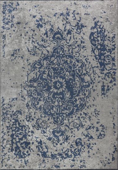Tor Blue Distressed Outdoor Rug