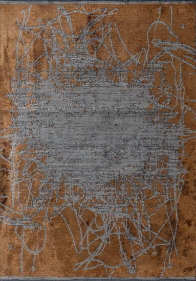 Brown Hearthglow Abstract Outdoor Rug