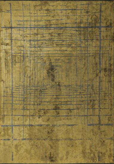 Wayweave Yellow & Grey Geometric Rug