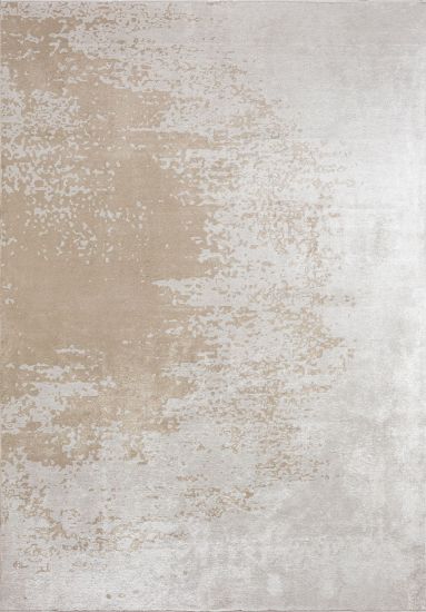 Flux Cream Abstract Bedroom Rug