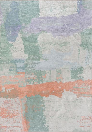 Verse Multicolour Abstract Living Room Rug