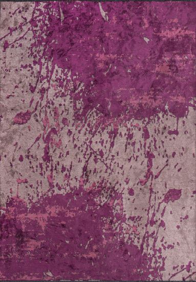 Gobelin Red & Grey Abstract Area Rug