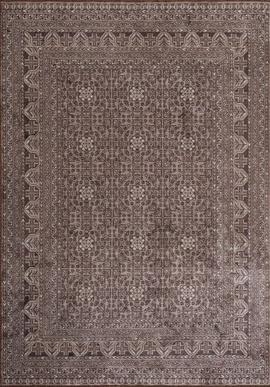 Mark Brown & Cream Persian Rug