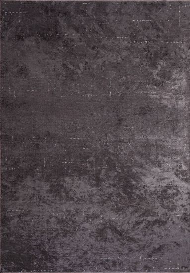 Savonnerie Grey Plain Modern Rug