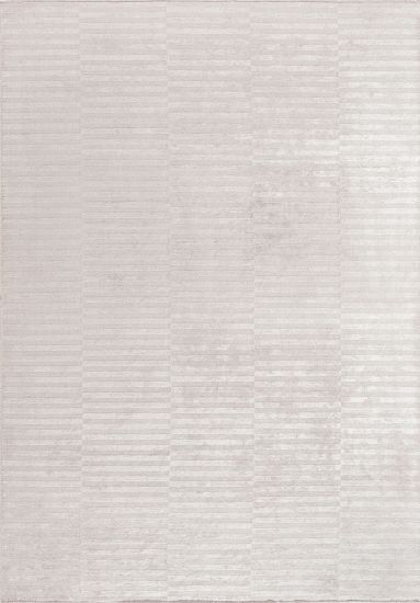 Hearthside Cream & Grey Stripes Bedroom Rug
