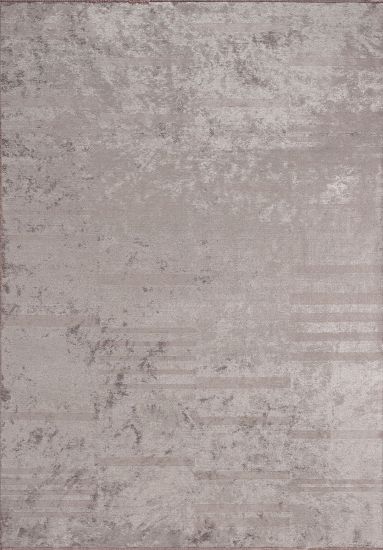 Bliss Grey Stripes Modern Rug