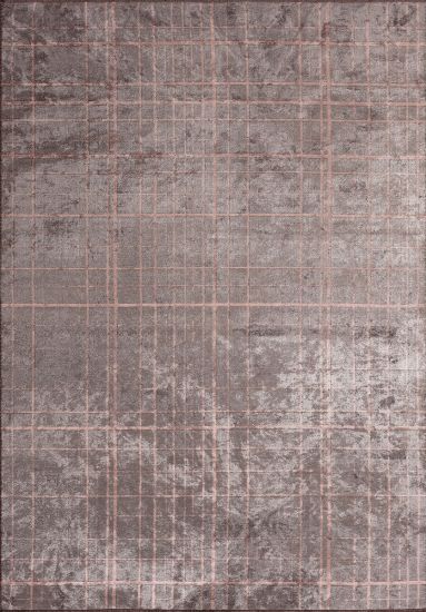 Diamond Grey Brown Geometric Outdoor Rug