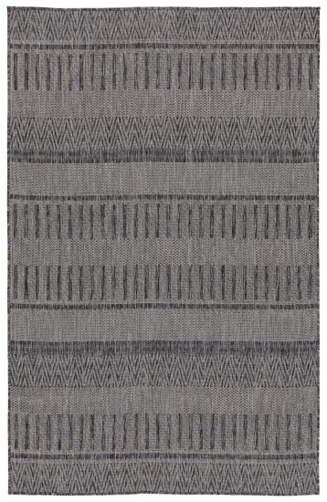Flare Grey Geometric Living Room Rug