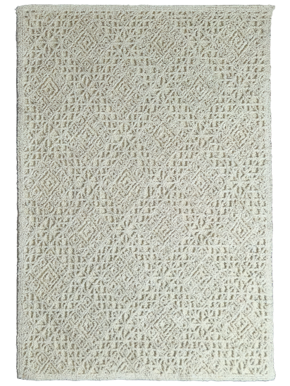 Tufted32 Cream Modern Aztec Indoor Rug