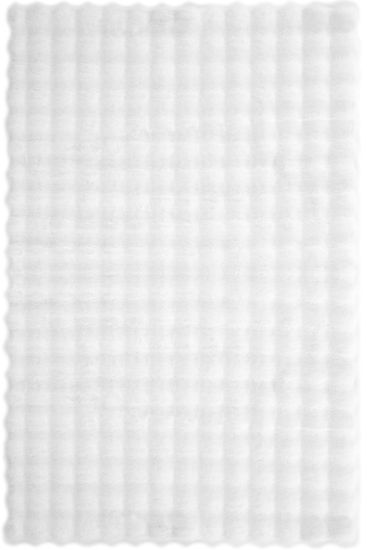 Softipa White Sheepskin Bedroom Rug
