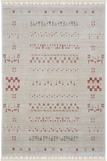 Gallipt Cream & Grey Scandi Area Rug