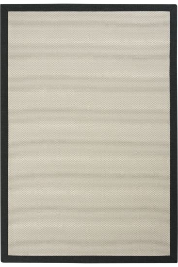 Sipatal Beige & Charcoal Plain Living Room Rug