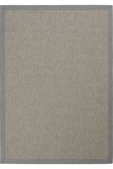 Sipatal Grey Jute & Sisal Bordered Outdoor Area Rug