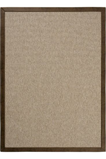 Brown Jute & Sisal Bordered Sipatal Outdoor Area Rug