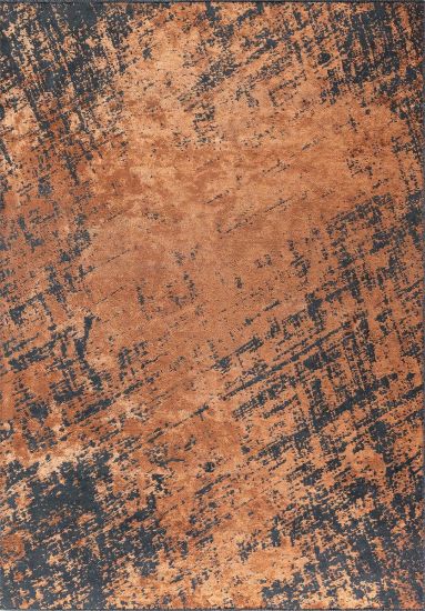 Prism Orange & Brown Abstract Outdoor Rug
