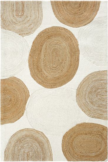 Eltape Cream & Brown Jute & Sisal Outdoor Rug