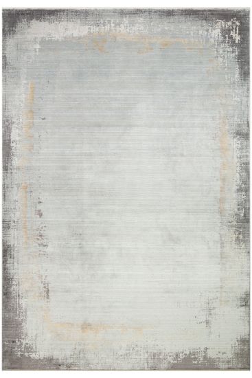 Quaptin Grey Charcoal Modern Distressed Indoor Rug