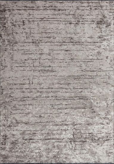 Transept Grey & Brown Abstract Dining Room Rug